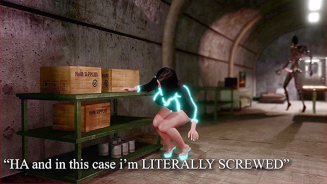 Examination of dead alien turns into a hardcore fuck from monster sex fiend