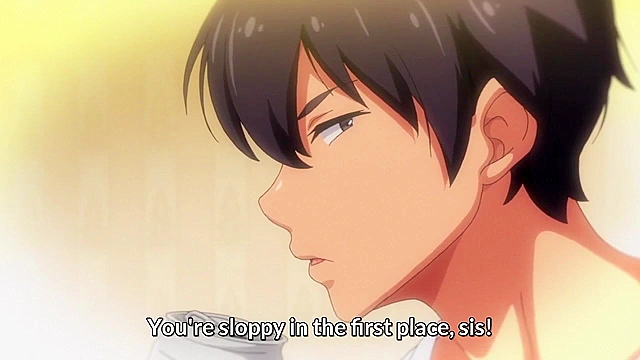 Delinquent Stepsister 1 - Dirty guy fucks his busty lactating hentai sister