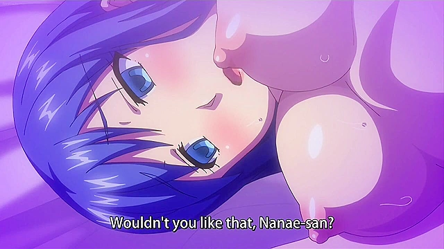 Dirty hentai sisters beg for their brother's dick to creampie their pussy