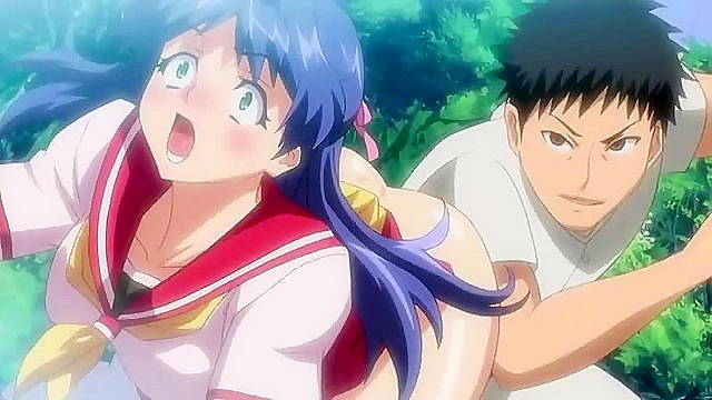 Cute teen schoolgirl gets her virgin hentai pussy fucked by a baseball bat