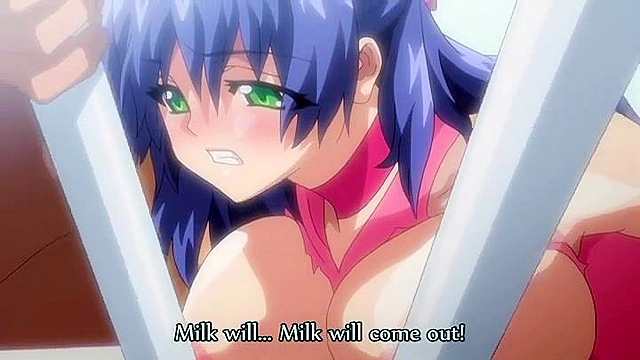 Cute teen schoolgirl gets her virgin hentai pussy fucked by a baseball bat