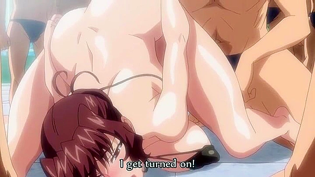 Cute teen schoolgirl gets her virgin hentai pussy fucked by a baseball bat