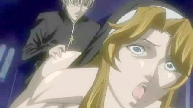 Dark Chapel 1 - Dirty priest bangs the curvy anime nuns in the church