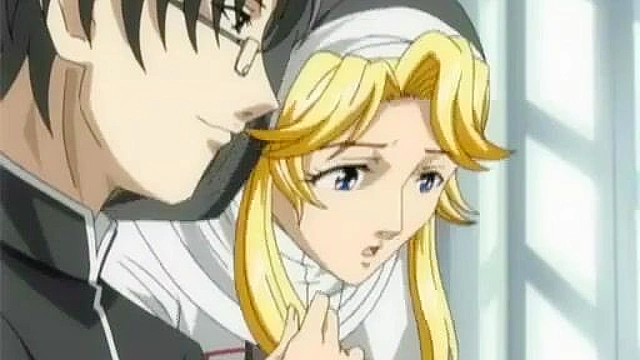 Dark Chapel 1 - Dirty priest bangs the curvy anime nuns in the church