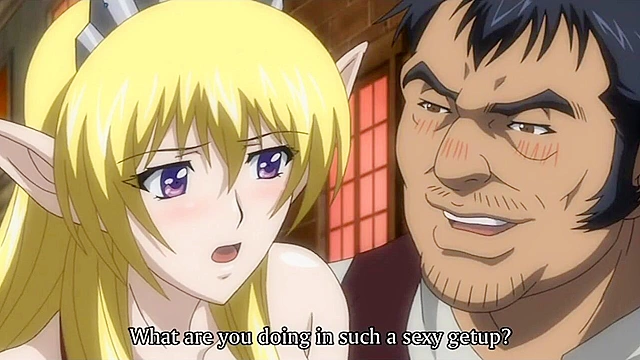 Dark elf uses her huge tits to pleasure a thick cock