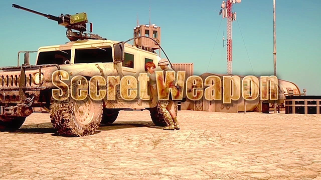 Secret Weapon - 3D Futanari military girl fucks female soldier