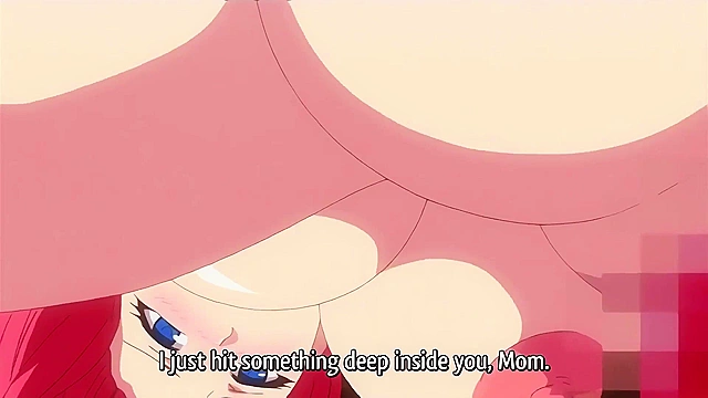 Heartful Maman - Busty redheaded hentai stepmom fucks son with her huge titties