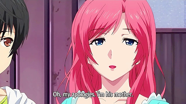 Heartful Maman - Busty redheaded hentai stepmom fucks son with her huge titties