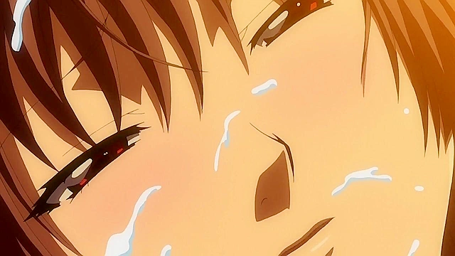 Dirty nurse gives patient a busty boobjob complete with sticky hentai facial