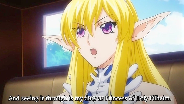 Blonde elf princess gets her tight pussy filled with a hot jizz creampie