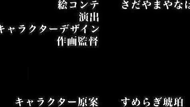 Dirty school nurse with huge hentai tits gives a student a boobjob