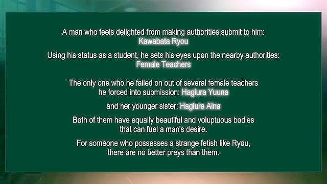 Three Shot Interview 1 - Perverted student fucks hentai teacher in front of her sister