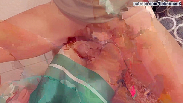 Cheating milf rides stepsons cock in the department store