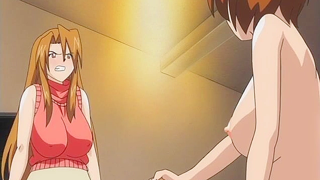 Horny guy licks and fucks the huge tits of a mom and daughter