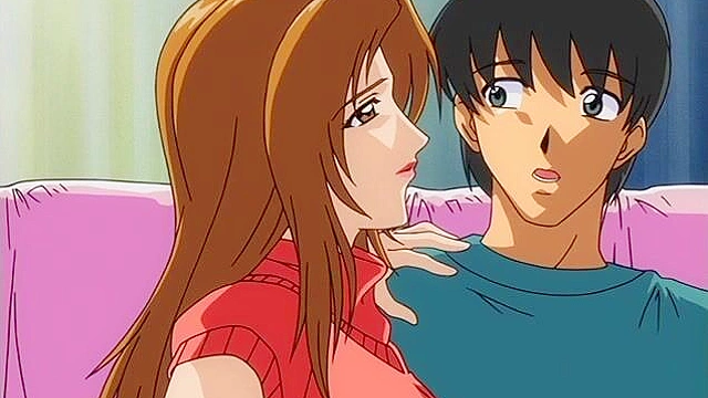 Horny guy licks and fucks the huge tits of a mom and daughter