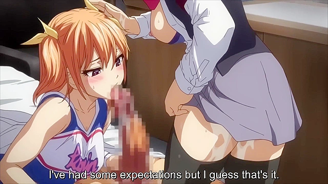 Harem Cult 3 - Hentai schoolgirl with strapon pegs dude in 3some