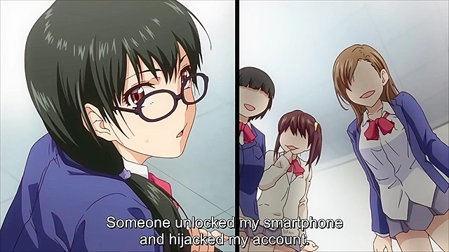 Harem Cult 3 - Hentai schoolgirl with strapon pegs dude in 3some