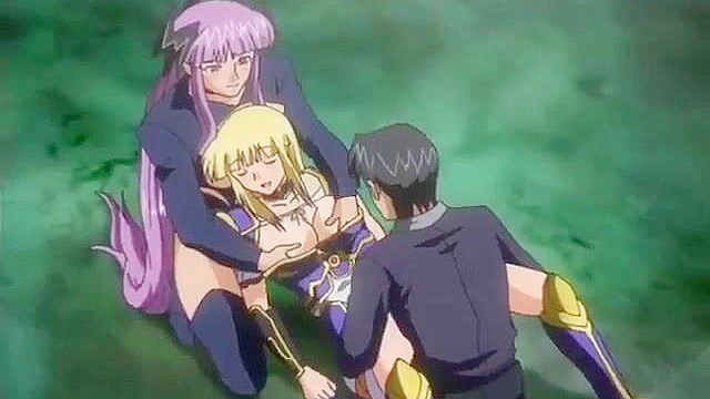 Ride of the Valkyrie Shinshou 2 - Busty hentai valkyrie gets impregnanted by nasty slime bugs