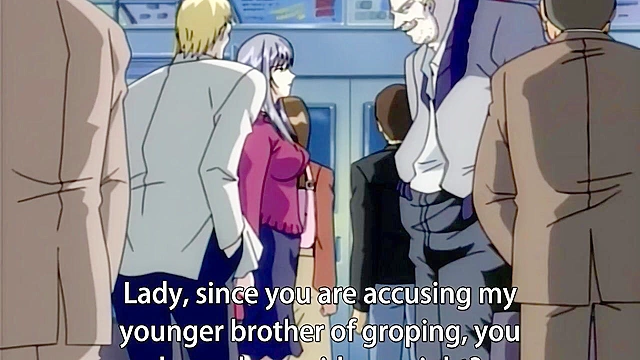 23 Year Old Female Teacher 1- Sexy hentai teacher pussy fingered and fucked on public train