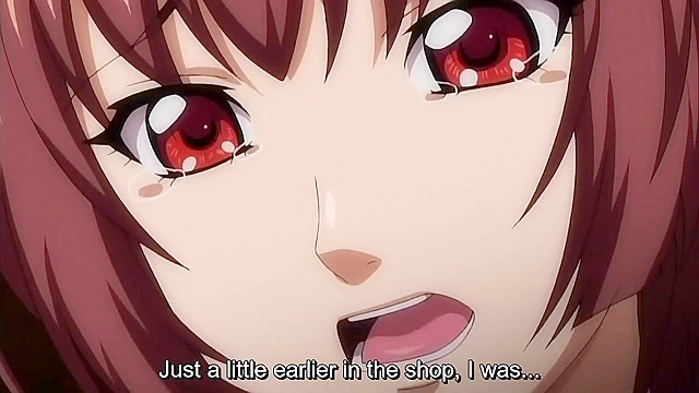 Hentai stripper gets her mouth pussy fucked roughly in the club