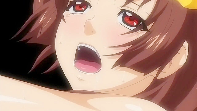 Hentai stripper gets her mouth pussy fucked roughly in the club