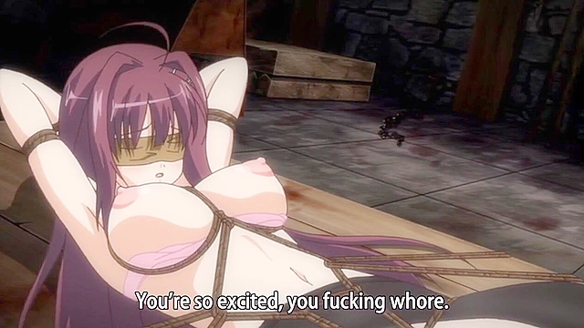 Time of Rapture 1 - Busty anime teen is tied up, electrocuted, and jizzed on by six dicks