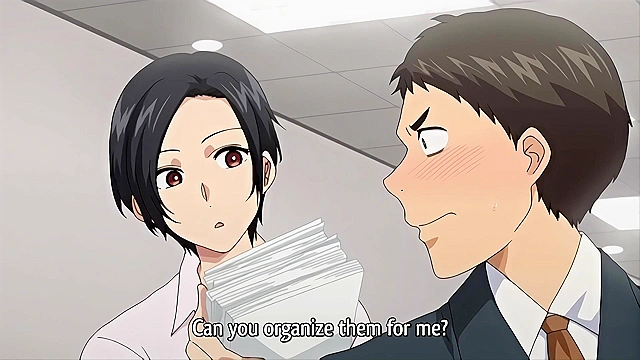 Miss Muramata's Secret 1 - Busty office lady shares her secret with a coworker