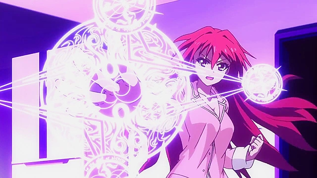 Testament of Sister New Devil OVA - Petite succubus with banana fucks cute hentai schoolgirl on bed