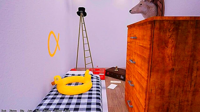 Horny 3D Anime Chick Seduces You for Some naughty Housework Fun