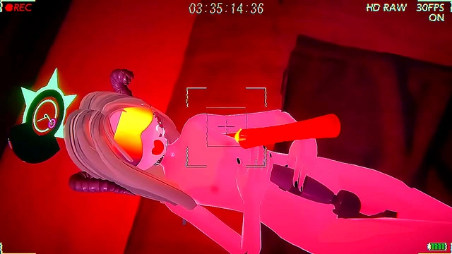 Blindfolded 3D Hentai Girl Masturbates With Gag Ball In Virtual Reality Fantasy