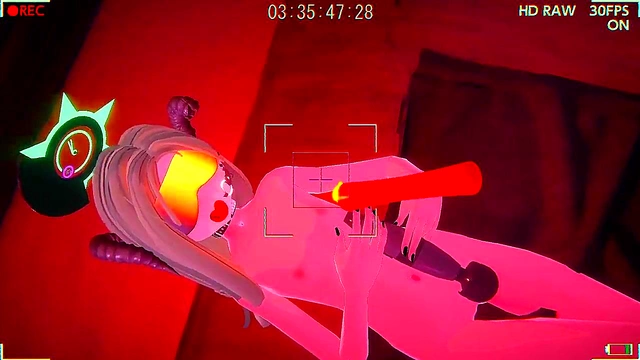 Blindfolded 3D Hentai Girl Masturbates With Gag Ball In Virtual Reality Fantasy