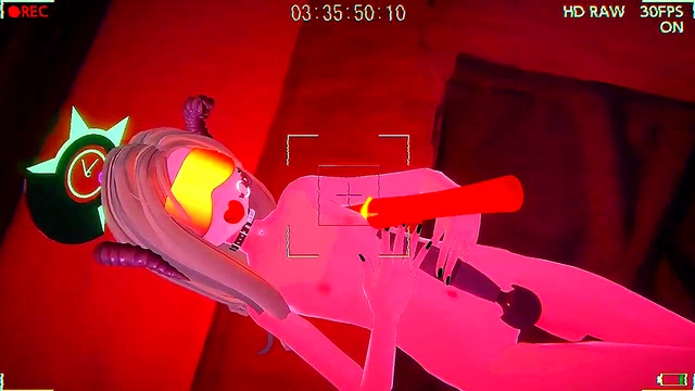 Blindfolded 3D Hentai Girl Masturbates With Gag Ball In Virtual Reality Fantasy