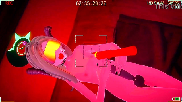 Blindfolded 3D Hentai Girl Masturbates With Gag Ball In Virtual Reality Fantasy