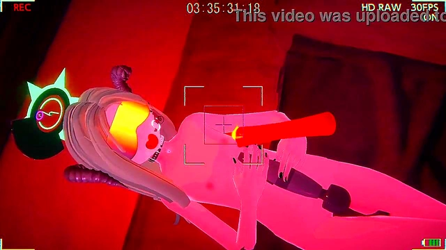 Blindfolded 3D Hentai Girl Masturbates With Gag Ball In Virtual Reality Fantasy