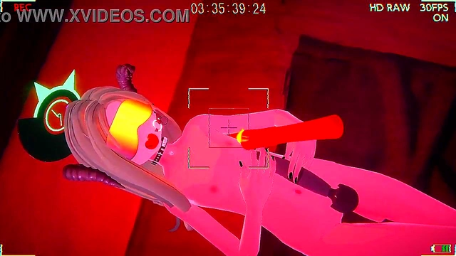 Blindfolded 3D Hentai Girl Masturbates With Gag Ball In Virtual Reality Fantasy