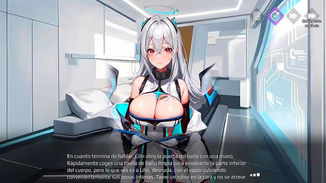 Lilin and Master Enjoy Intimate Bath Time Together in Anime Adventure