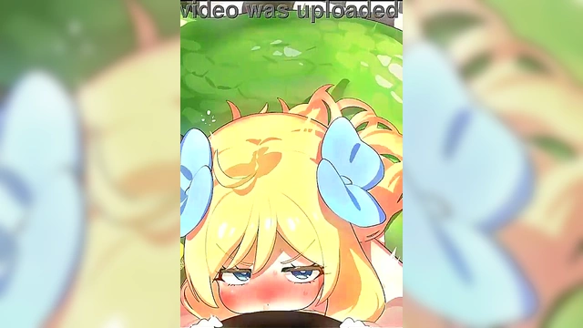 Mizumizuni Anime Chick Deepthroats With Seductive Skill