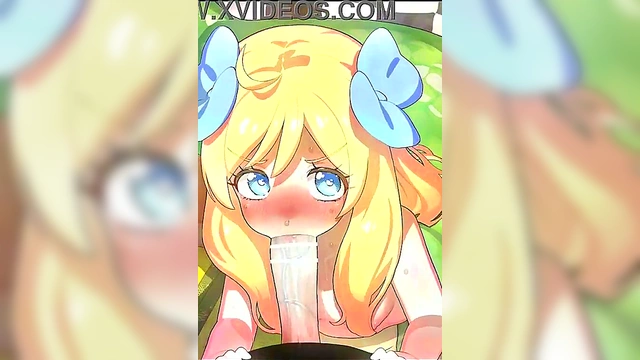 Mizumizuni Anime Chick Deepthroats With Seductive Skill