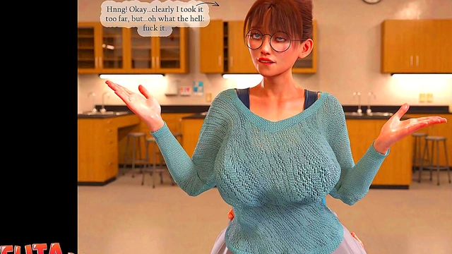 Horny Futanari Babe With Big Tits Pounds Her Dick Into Pussy For Orgasm