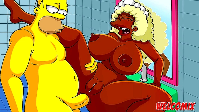 Big-Ass Housemaid Gets Fucked Hard In Anime Simpson Style