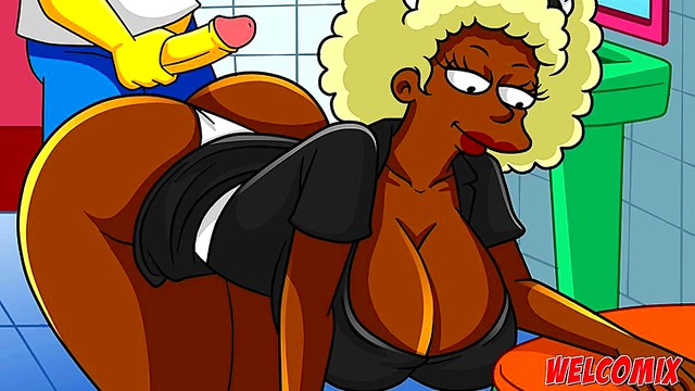 Big-Ass Housemaid Gets Fucked Hard In Anime Simpson Style