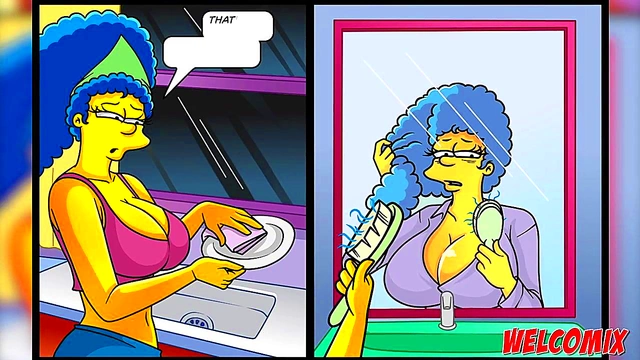 Big-Ass Housemaid Gets Fucked Hard In Anime Simpson Style