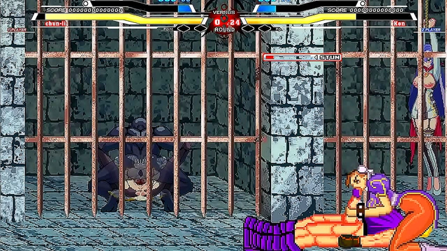 Chun-Li Faces Off Against Wolf for Intense Hentai Sex&Cumshot Action