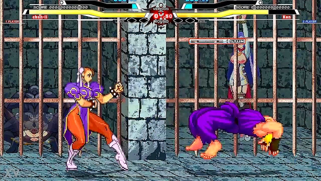 Chun-Li Faces Off Against Wolf for Intense Hentai Sex&Cumshot Action