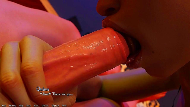 Quinn Passion Takes 3D Anime Dick In Wild Visual Novel Sex Session