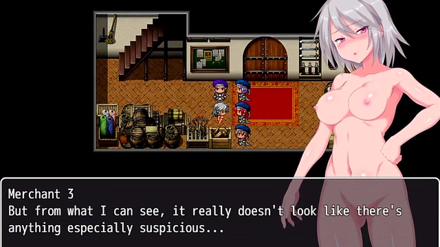 Grace's Humiliating Labyrinth Encounter – Public Exhibition in Hentai Game Town