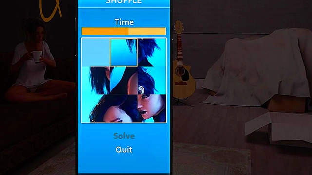 3D Hentai Anime Chick Explores New Kinks With Massive Dick In Visual Novel Fun