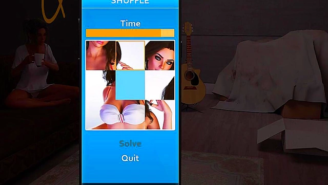 3D Hentai Anime Chick Explores New Kinks With Massive Dick In Visual Novel Fun