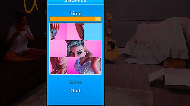 3D Hentai Anime Chick Explores New Kinks With Massive Dick In Visual Novel Fun