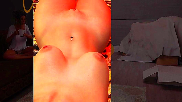 3D Hentai Anime Chick Explores New Kinks With Massive Dick In Visual Novel Fun